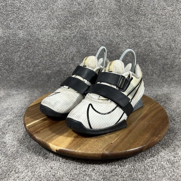 Nike Romaleos 4 CD3463-101 Mens Size 5 White Black Weightlifting Shoes Used main image 12
